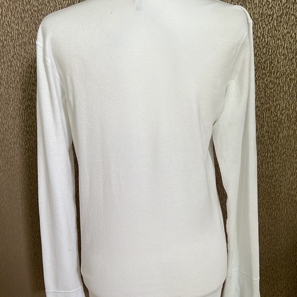Zeta Tau Alpha ZTA Waffle Weave White Long Sleeve Shirt - Picture 4 of 8